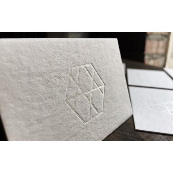 Quality High ClassCustomized Design Transparent Foil Stamped Business Card With Debossing wholesale