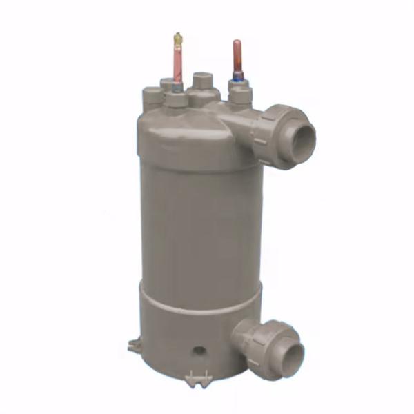 Quality Tubular Heat Exchanger Titanium PVC Shell and Tube for Heating Cooling Application wholesale