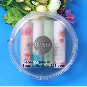 Non-Toxic Odorless Clear Transparent PVC Slider Zipper Bag With Custom Logo