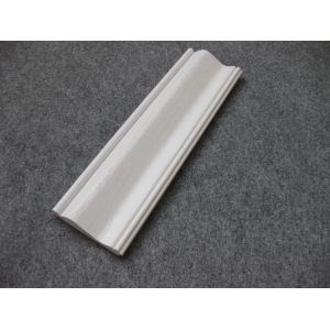Embossed Foam PVC Skirting Board / Chair Rail 15mm Thickness Moisture Proof