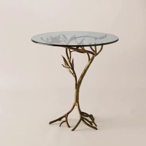 Luxury Ironwork Frame Clear Tempered Class Top Hotel Coffee Table