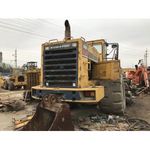 Big Front Wheel Used KOMATSU Loader WA600-1 2002 Year Serial Number 10984