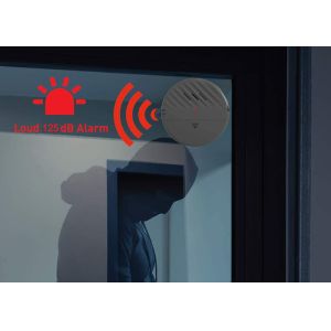 Loud 125dB Alarm and Vibration Sensors Low Battery Remind Glass Break Security