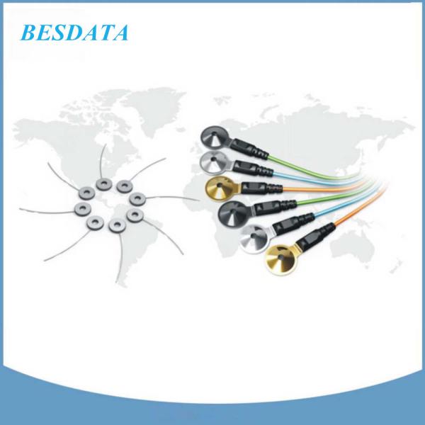 EEG electrodes Sintered Silver Silver Chloride Electrodes With 12 Cables And