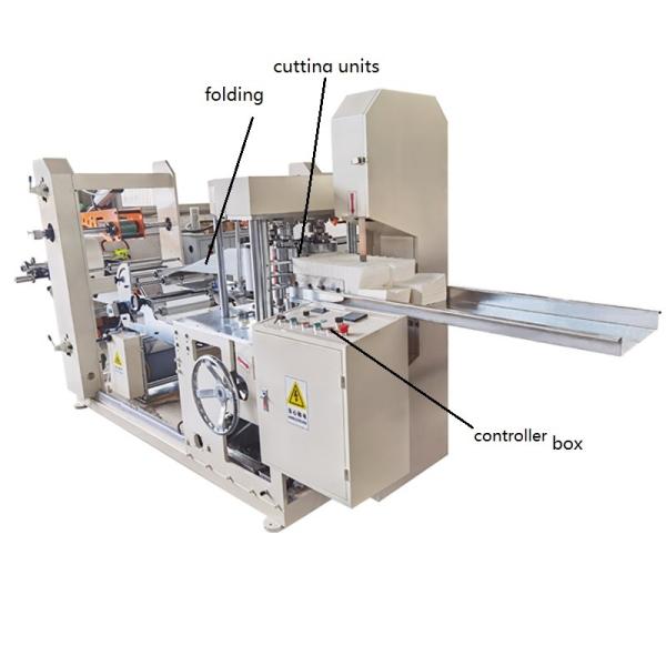 Quality 380V 50Hz Automatic Tissue Paper Napkin Machine With Embossing 1000pcs/M wholesale