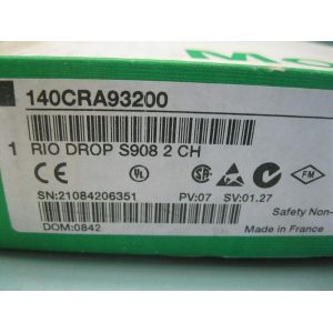 Schneider Electric Modicon Quantum PLC 140CRA93200 With Redundant Cable