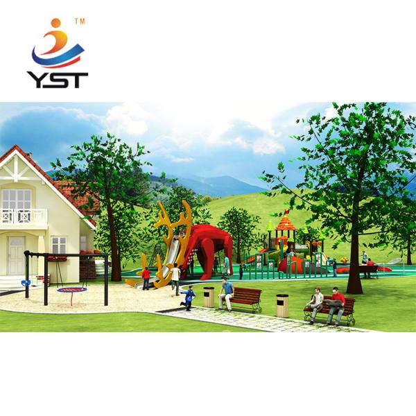 Quality Naughty Castle Custom Playground Slides , Anti UV Big Playground Slide wholesale