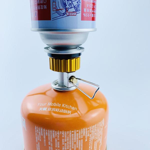 Quality LPG Brass Conversion Adapter for Camping Gas Stove Canister Gas Convertor Shifter Refill wholesale