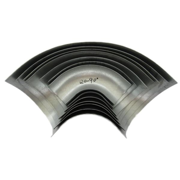 Quality Metal Stamping Products Two Pieces Glavaizned Sheet Ventilation Ducts 90 Degree Elbow wholesale