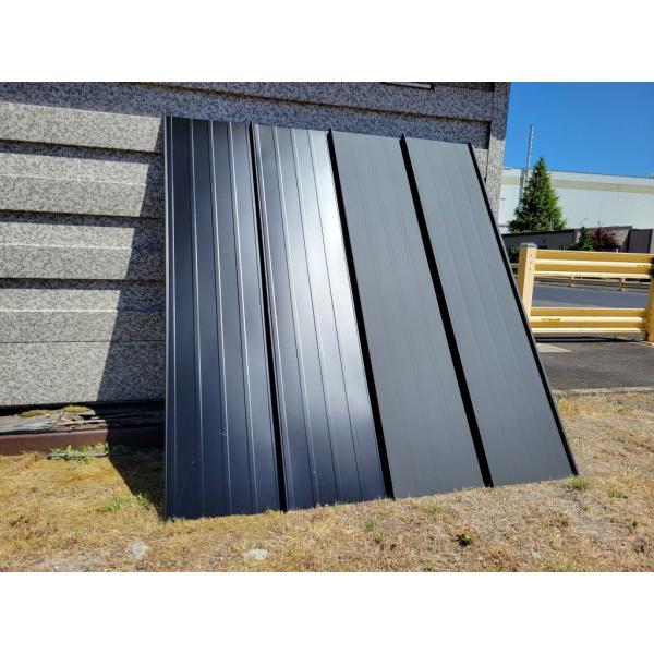 Quality Textured Steel Sheet Corrugated Roof Matt RAL9005 PVDF 40-years Chromadek IBR Z275 PPGI PPGL AZ150 0.60 HDP Metal Roof wholesale