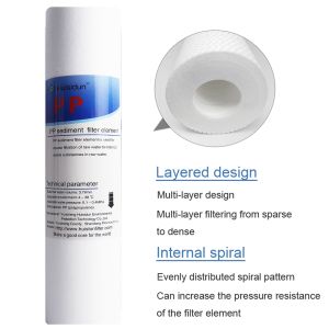 10 Inch Polypropylene Filter Cartridge for Household Water Purification Solution