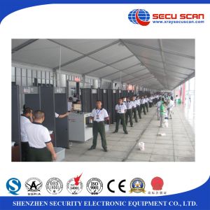 Walk through security gates metal detector gate , prisons to detect weapons on