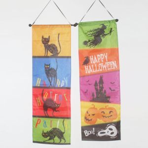 Cheap Halloween Flag Banner Cat and mixed hallowen elements for sale