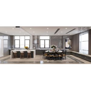 Sleek Durable Hygienic Modern Kitchen Cabinet With Customizable Design