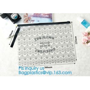 slider bags frosted EVA zipper packaging bag for garment/clothing/apparel, stand