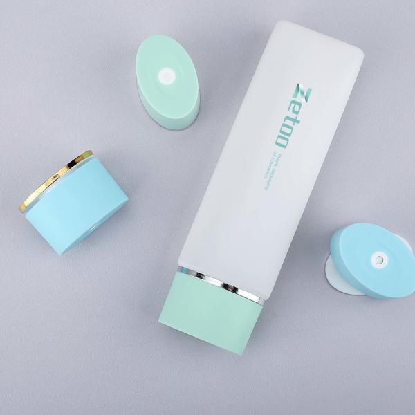 Oval Sunscreen Tube Packaging Soft Touch BB Cream Tube 120ml With Matt Center