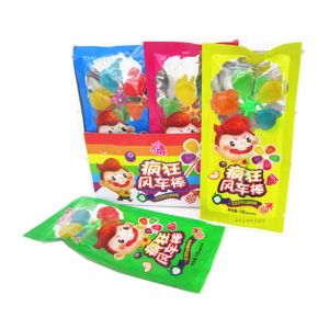 10g Hard Boiled Candy Windmill Shape Lollipop Party With Assosrted Fruit Flavor