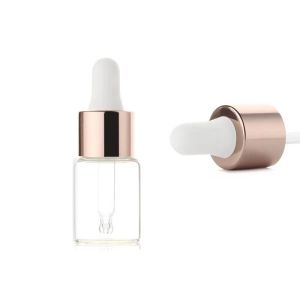 Empty 5ml 10ml 15ml 20ml 30ml 50ml 100ml Transparent Glass Essential Oil Bottle