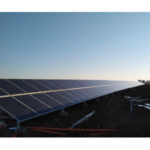 2x10 88m/S Aluminium Solar Mounting Structure Frameless PV Ground Systems