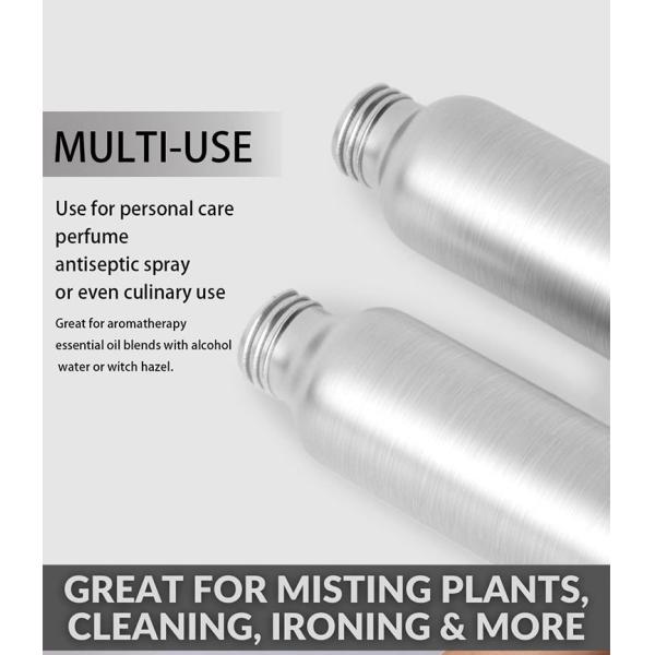 Lotion Perfume Refillable Aluminum Spray Bottle 30ml 50ml 100ml 120ml 150ml