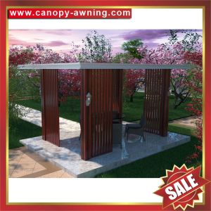 Cheap high quality outdoor garden park Aluminium alu gazebo pavilion sunshade shelter awning canopy for sale