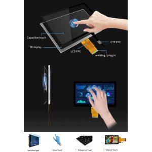 Polcd 7 inch Capacitive PCAP Touch Panel 800x480 Resolution RGB interface TFT