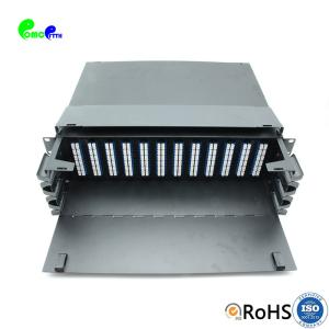Cheap FTTH 19&quot; 3U ODF Patch Panel 288F ODF Rack Mount Fiber Patch Panel Splicing Type for sale