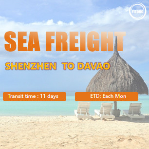 Quality 20GP 40GP Container Export Sea Freight From China To Philippines Davao wholesale