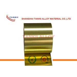 Cu Zn Alloy Flexible Copper Strip Thickness 0.01 - 2.5mm With High Strength