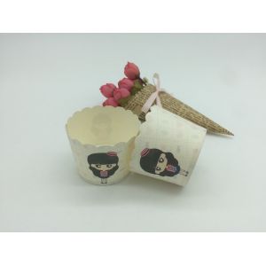 Cheap Custom Printed Muffin Paper Cups Mechanism Baking Muffin Paper Cupcake Wrappers for sale