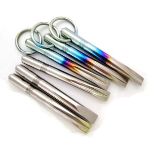 Custom Titanium Camping Parts Titanium Alloy Spike Multi Color With Laser Logo