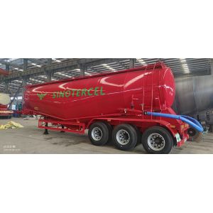 Bulk Cement Semi Trailer with 3 Axles and 45CBM Capacity