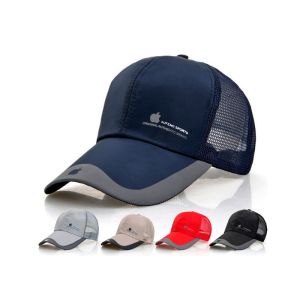 Modern style Mesh Baseball Caps Flat Embroidery Custom Logo Printed extremely