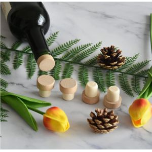 China Clear Bottle Stopper T-Shaped Wine Corks for Reusable Wooden and Rubber Sealed Plugs on sale