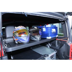 Built-in Shelf for JEEP Wrangle JK JL Rear Gate Metal Auto Trunk Boot Storage