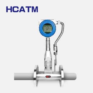 Plug In Pipeline Fluids Gas Nitrogen Vortex Flow Meter