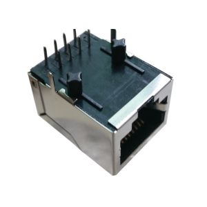 Cheap 6605468-4 8P8C RJ45 Single Port 10 / 100Base-T Networking Solution LPJ4032BBNL for sale