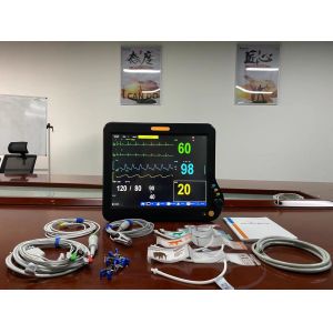 Multilingual Veterinary Multiparameter Monitor 15 Inch With EtCO2 CMS Touch