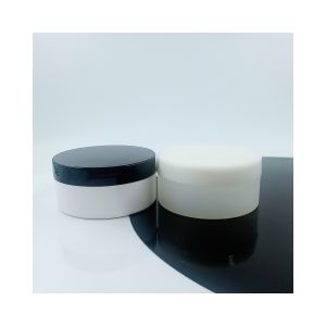 30ml 50ml 70ml Cosmetic Packaging Clear Amber Black PP Plastic Cream Jar with