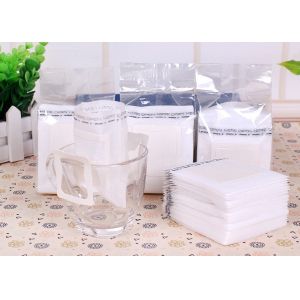 Narrow Single Serve Iced Coffee Filter Bag White Color With Food Grade Material