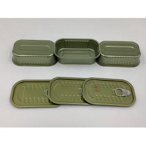 Customizable Rectangular Tin Cans 2 Piece Can Sturdy And Sealed Multiple