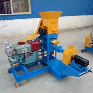Simple Dry Tyde Fish Feed Extruder Floating Fish Feed Pellets 60-80 Kg/Hour