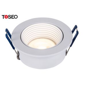 Cheap White Adjustable Aluminium Ceiling Downlight Fixture 92mm Dia IP20 for sale