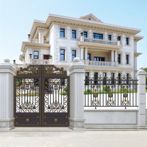 Aluminum Pool Balustrade With Aluminum Slat Gate Courtyard Stype