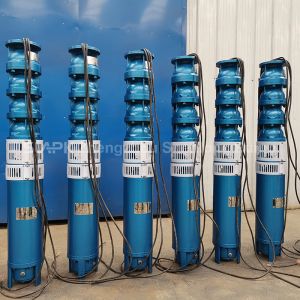 Deep well high flow and high lift submersible pump, 24 hours continuous