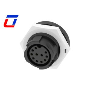 Male Plug Cable IP67 Panel Mount Waterproof Connector 11 Pin M19 For Growth