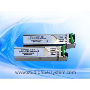 Cheap 10KM 1310nm 3G SDI Video SFP Optical Transceiver include 1SFP transmitter and 1 SFP receiver, supporting pathological for sale
