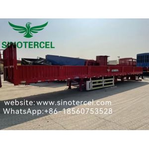 Pallet Transport Sidewall Semi Trailer Cargo Container Trailer 20-70 Tons