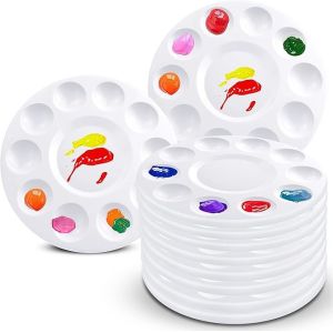 Customized Art Painting Tools Plastic Paint Holder Palette For Kids To Painting