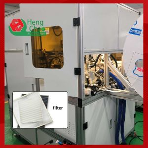 Auto Air Conditioner Filter Element Automatic Edging Machine With Capacity 10S